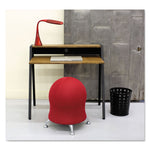 Bubble Wastebaskets, 6 gal, Steel, Black