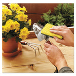 Heavy-Duty Scrub Sponge, 4.5 X 2.7, 0.6" Thick, Yellow/green, 3/pack