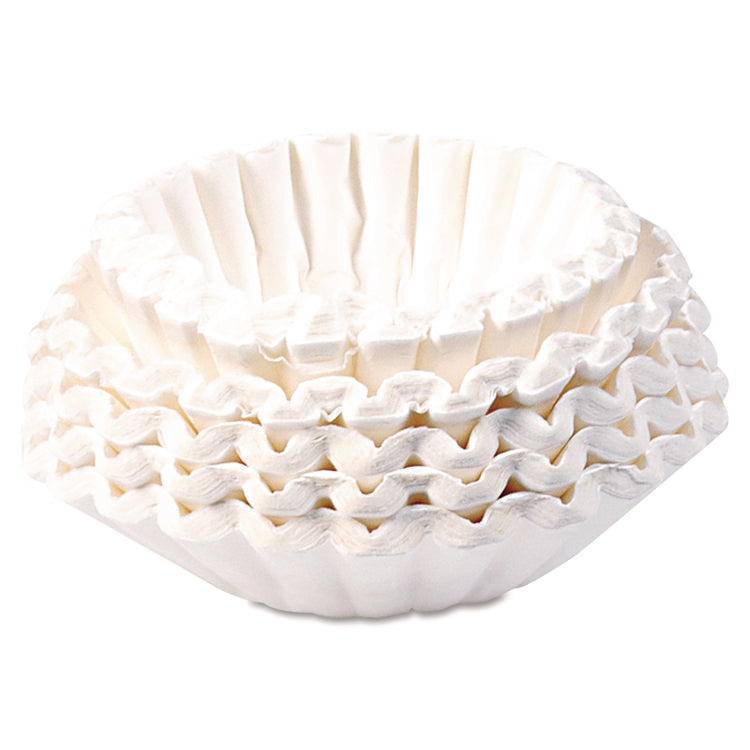 Coffee Filters, 12 Cup Size, Flat Bottom, 3,000/carton