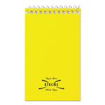 Paper Blanc Xtreme White Wirebound Memo Pads, Narrow Rule, Randomly Assorted Cover Colors, 60 White 3 X 5 Sheets