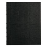 NotePro Notebook, 1-Subject, Narrow Rule, Black Cover, (75) 9.25 x 7.25 Sheets