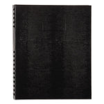 NotePro Notebook, 1-Subject, Medium/College Rule, Black Cover, (100) 11 x 8.5 Sheets