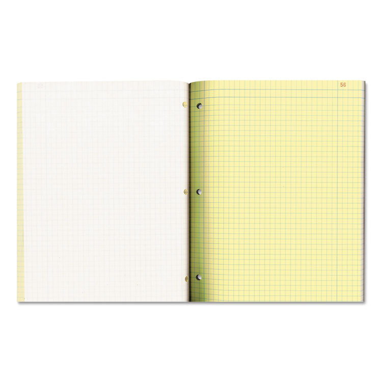 Duplicate Laboratory Notebooks, Two-Part Carbonless, Quadrille Rule (4 sq/in), Brown Cover, (200) 11 x 9.25 Sheets