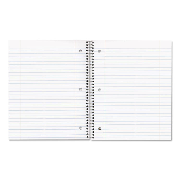 Single-Subject Wirebound Notebooks, Medium/College Rule, Randomly Assorted Kolor Kraft Front Covers, (80) 11 x 8.88 Sheets