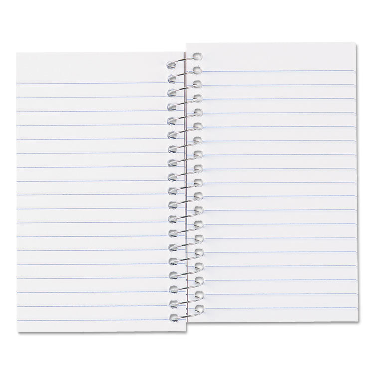 Paper Blanc Xtreme White Wirebound Memo Books, Narrow Rule, Randomly Assorted Cover Color, (60) 5 x 3 Sheets