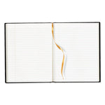 Executive Notebook with Ribbon Bookmark, 1-Subject, Medium/College Rule, Blue Cover, (75) 11 x 8.5 Sheets