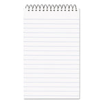 Paper Blanc Xtreme White Wirebound Memo Pads, Narrow Rule, Randomly Assorted Cover Colors, 60 White 3 X 5 Sheets