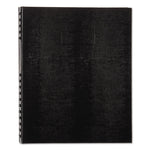 NotePro Notebook, 1-Subject, Medium/College Rule, Black Cover, (75) 11 x 8.5 Sheets