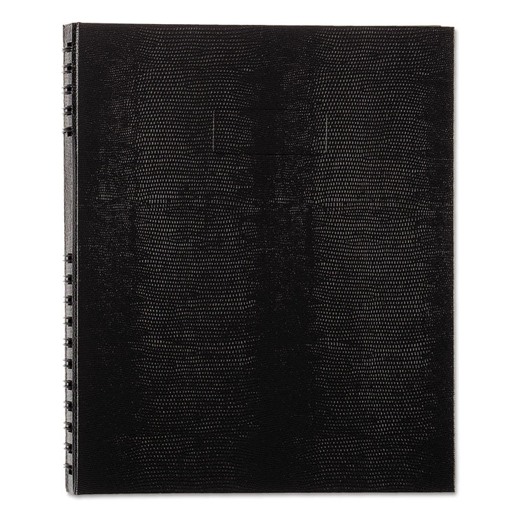 NotePro Notebook, 1-Subject, Medium/College Rule, Black Cover, (75) 11 x 8.5 Sheets