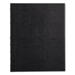 MiracleBind Notebook, 1-Subject, Medium/College Rule, Black Cover, (75) 9.25 x 7.25 Sheets