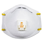 Particulate Respirator w/Cool Flow Exhalation Valve, Standard Size, 10/Box