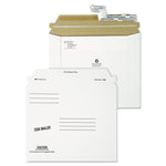 Economy Disk/CD Mailer for CDs/DVDs, Square Flap, Redi-Strip Adhesive Closure, 7.5 x 6.06, White, 100/Carton