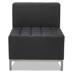 Alera QUB Series Armless L Sectional, Center Seat, 26.38" x 26.38" x 30.5", Black