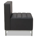 Alera QUB Series Armless L Sectional, Center Seat, 26.38" x 26.38" x 30.5", Black