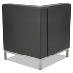 Alera QUB Series Corner Sectional, 26.38" x 26.38" x 30.5", Black