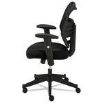Vl531 Mesh High-Back Task Chair With Adjustable Arms, Supports Up To 250 Lb, 18" To 22" Seat Height, Black