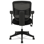 Vl531 Mesh High-Back Task Chair With Adjustable Arms, Supports Up To 250 Lb, 18" To 22" Seat Height, Black