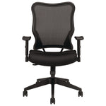 Vl702 Mesh High-Back Task Chair, Supports Up To 250 Lb, 18.5" To 23.5" Seat Height, Black
