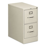 510 Series Vertical File, 2 Letter-Size File Drawers, Light Gray, 15" X 25" X 29"