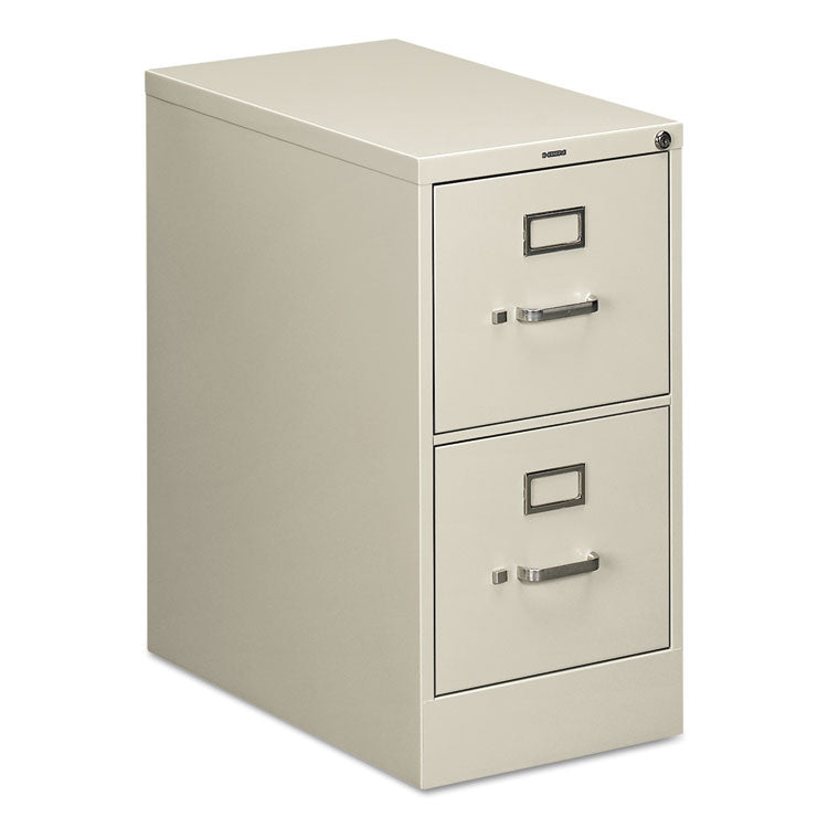510 Series Vertical File, 2 Letter-Size File Drawers, Light Gray, 15" X 25" X 29"