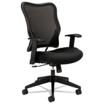 Vl702 Mesh High-Back Task Chair, Supports Up To 250 Lb, 18.5" To 23.5" Seat Height, Black