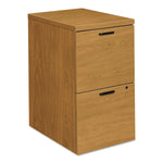 10500 Series Mobile Pedestal File, Left Or Right, 2 Legal/letter-Size File Drawers, Harvest, 15.75" X 22.75" X 28"