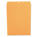 Kraft Clasp Envelope, 32 lb Bond Weight Kraft, #97, Square Flap, Clasp/Gummed Closure, 10 x 13, Brown Kraft, 100/Box