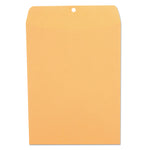 Kraft Clasp Envelope, #90, Square Flap, Clasp/gummed Closure, 9 X 12, Brown Kraft, 100/box