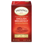 Tea Bags, English Breakfast, 1.76 Oz, 25/box