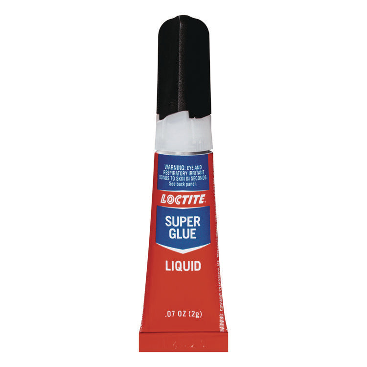 Super Glue Liquid Tubes, 0.07 Oz, Dries Clear, 2/pack