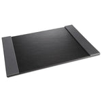 Monticello Desk Pad, with Fold-Out Sides, 24 x 19, Black