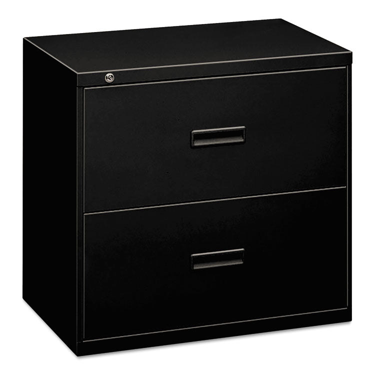 400 Series Lateral File, 2 Legal/letter-Size File Drawers, Black, 36" X 18" X 28"