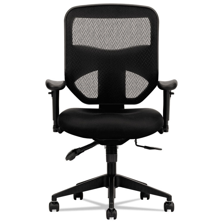 Vl532 Mesh High-Back Task Chair, Supports Up To 250 Lb, 17" To 20.5" Seat Height, Black