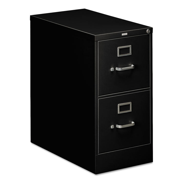 310 Series Vertical File, 2 Letter-Size File Drawers, Black, 15" X 26.5" X 29"