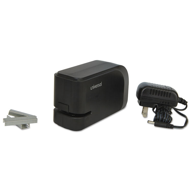 Half-Strip Electric Stapler With Staple Channel Release Button, 20-Sheet Capacity, Black