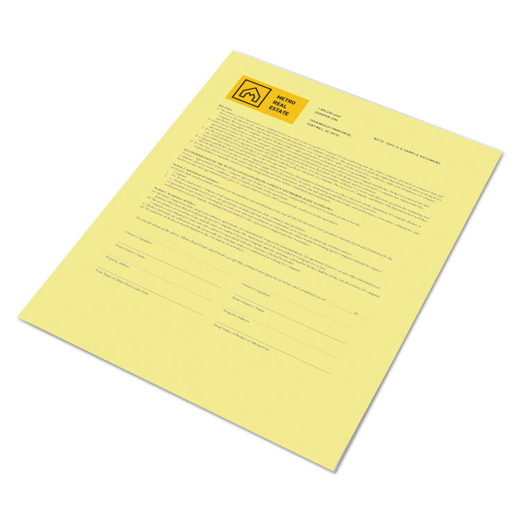 Revolution Digital Carbonless Paper, 1-Part, 8.5 X 11, Canary, 500/ream