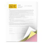 Revolution Carbonless 3-Part Paper, 8.5 x 11, Pink/Canary/White, 5,010/Carton