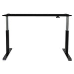 Alera AdaptivErgo Sit-Stand Pneumatic Height-Adjustable Table Base, 59.06" x 28.35" x 26.18" to 39.57", Black
