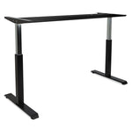Alera AdaptivErgo Sit-Stand Pneumatic Height-Adjustable Table Base, 59.06" x 28.35" x 26.18" to 39.57", Black