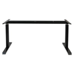 Alera AdaptivErgo Sit-Stand Pneumatic Height-Adjustable Table Base, 59.06" x 28.35" x 26.18" to 39.57", Black