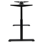 Alera AdaptivErgo Sit-Stand Pneumatic Height-Adjustable Table Base, 59.06" x 28.35" x 26.18" to 39.57", Black