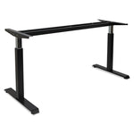 Alera AdaptivErgo Sit-Stand Pneumatic Height-Adjustable Table Base, 59.06" x 28.35" x 26.18" to 39.57", Black