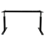 Alera AdaptivErgo Sit-Stand Pneumatic Height-Adjustable Table Base, 59.06" x 28.35" x 26.18" to 39.57", Black