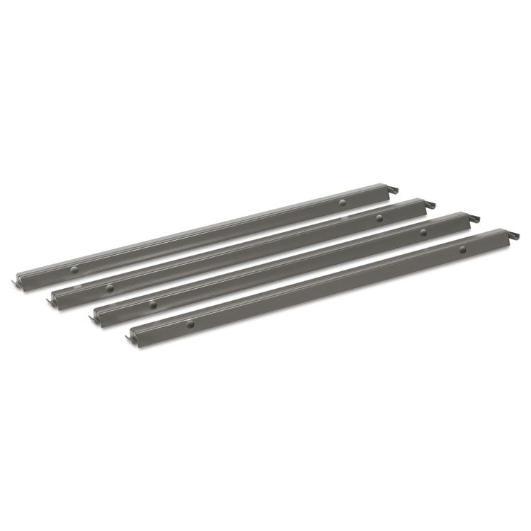 Single Cross Rails for HON 30", 36" and 42" Wide Lateral Files, Gray, 4/Pack