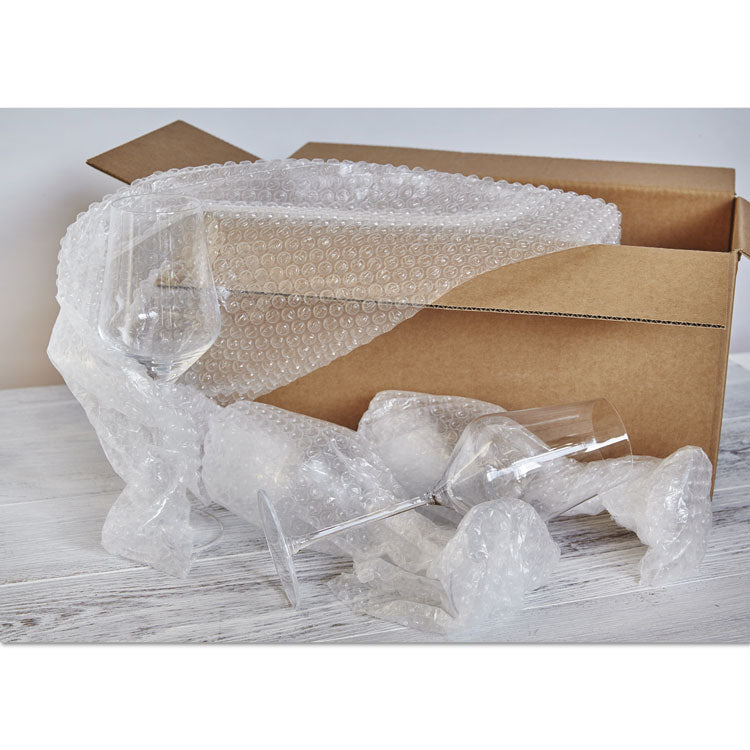 Bubble Wrap Cushioning Material, 0.5" Thick, 24" Slit, 48" x 125 ft