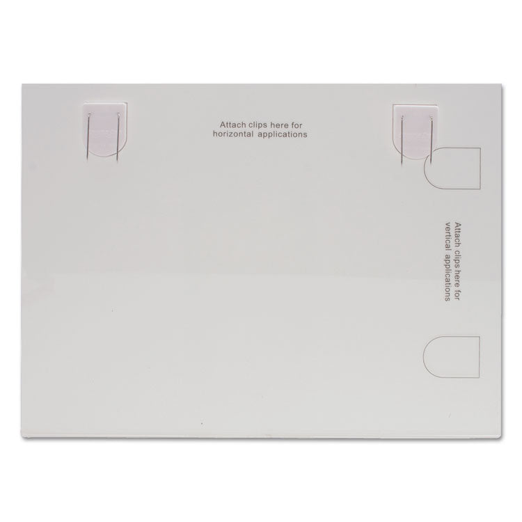 Panel Wall Acrylic Frame, 11 x 8.5, Fabric Panel Mount, Clear