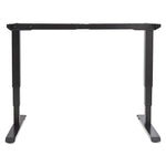 Alera AdaptivErgo Sit-Stand 3-Stage Electric Height-Adjustable Table Base w/Memory Control, 48.06 x 24.35 x 25 to 50.7,Black