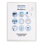 Kleer-File Poly Folder With Id Pocket, Letter Size, Transparent