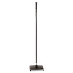 Floor And Carpet Sweeper, 44" Handle, Black/gray