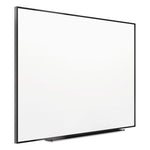 Fusion Nano-Clean Magnetic Whiteboard, 48" x 36", White Surface, Black Aluminum Frame